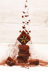 pluie de chocolat