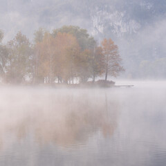 Obraz na płótnie Canvas Morgenstimmung am Kochelsee