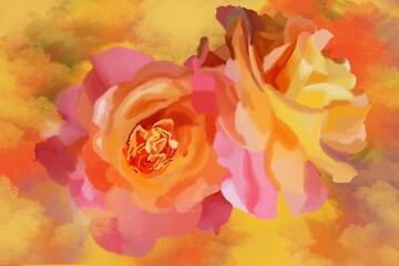 splash of roses 