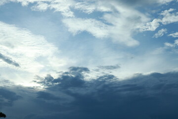 Naklejka na ściany i meble Sky blue background. Sky cloud. sky background