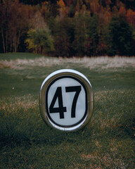 limit sign 47