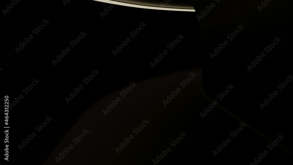Poster train running in tunnel. design. animation of moving train with glowing headlights in dark tunnel. 3