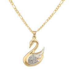 golden necklace with chain