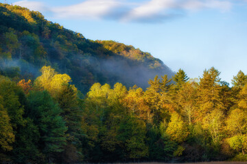 Cataloochee Valley in the Smoky Mountains, North Carolina,