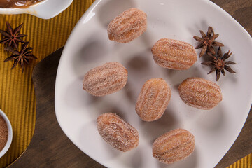 mini churros recheados para festa