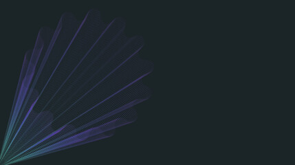 Geometric line design on black background. Vector art. illustrator eps 8