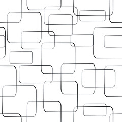 Obraz premium Geometric simple black and white minimalistic pattern.