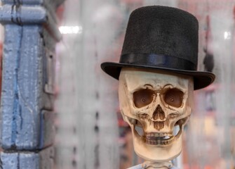 skull with top hat