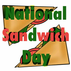 national sandwich day,sandwich,breakfast,bread,sandwich,butter,cheese,tomatoes,meat,sausage,brisket,pork,sauce,cheese sauce,delicious and healthy snack,fast food,takeaway food,school food,work food, s