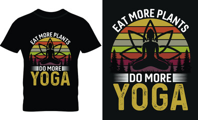 Yoga/ Gym/ Fitness T-Shirt Design.