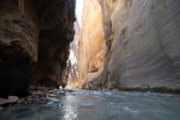 waterfall in the cave