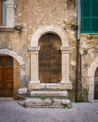 Scenic sight in Carpineto Romano, beautiful little town in the province of Rome, Lazio, Italy.