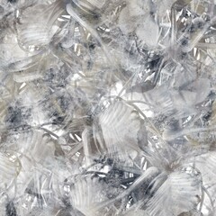 Seamless neutral and white grungy classic abstract surface pattern design for print. High quality illustration. Monochrome earth colored design with white pattern design overlay. Repeat graphic swatch