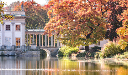 Obraz premium lazienki park