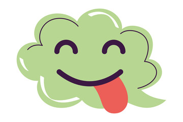 happy chat bubble