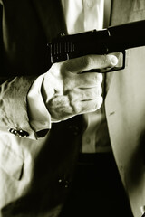 Retro secret agent gun