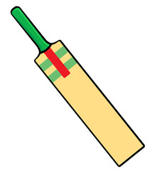 cartoon cricket bat
