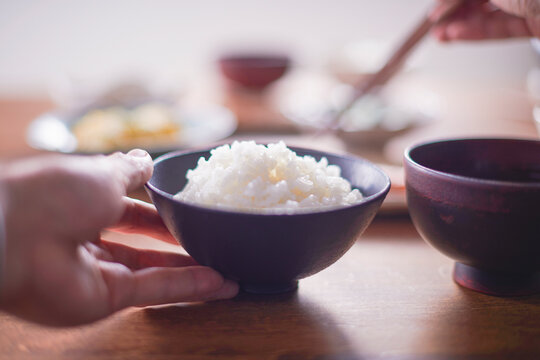 和の朝食とご飯