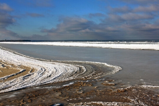 Winter In The Gulf Of Riga