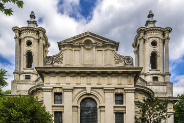 Fototapeta premium Former church of St John the Evangelist (1728). Smith Square, Westminster, London.