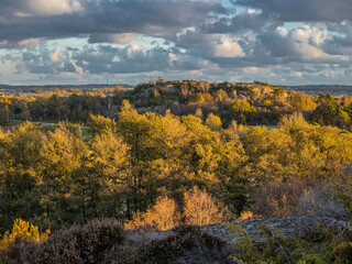 autumn landscape in the mountains