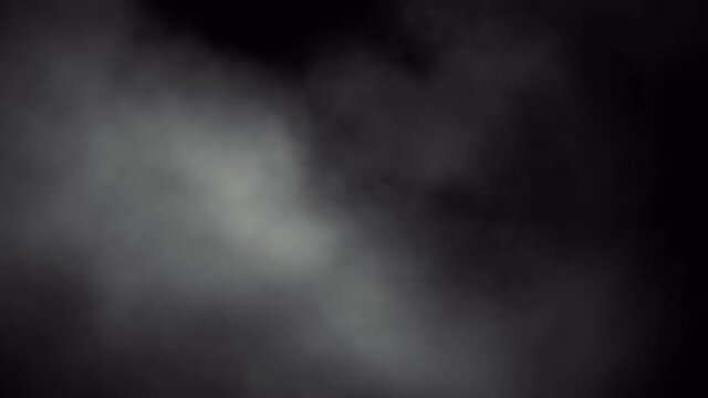 Spiraling Rolling Spooky Smoke Mass Seamless Background Loop.