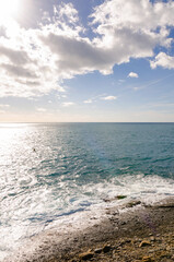 Punta Chiappa, stretch of coast on the Portofino promontory in Genoa in Liguria