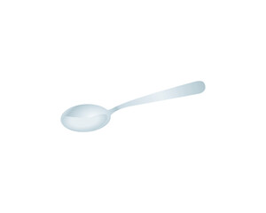 Spoon or teaspoon vector illustration in white background