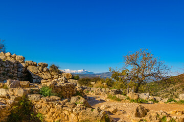 Mycenae City, Peloponnese, Greece