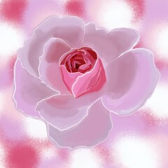 pink rose blurr