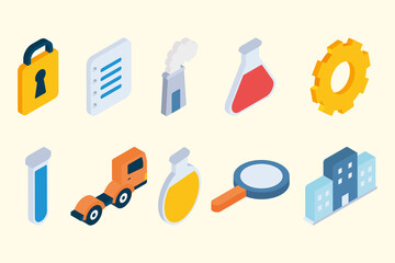 industry icon set