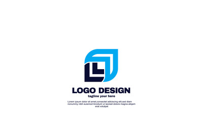abstract simple networking logo corporate company business and branding design template