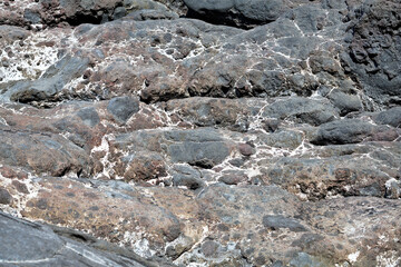volcanic rock characteristic of the island of stromboli, Aeolian Islands