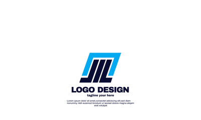 stock illustrator abstract Modern networking logo corporate company business and branding design