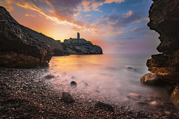 vigilance tower over the sea