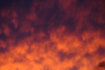 美しい夕焼けの風景