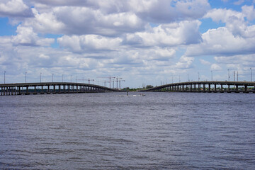 Two US 41 Bridges Crossing Peace River