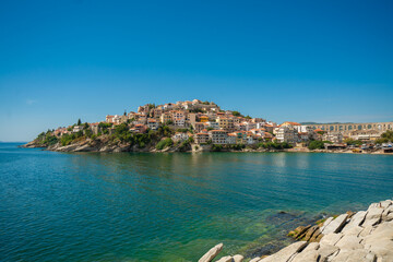 Fototapeta na wymiar Kavala town, one of the most beautiful cities and travel destination in Greece,