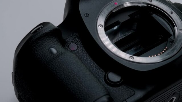 matrix SLR camera close-up shooting