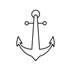 Anchor line icon