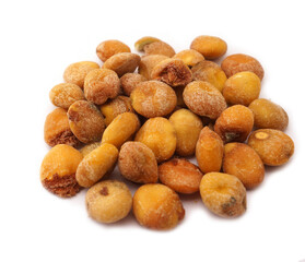 DRY NOIX DE GINKGO, dried ginkgo nut  isolated on white background