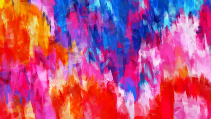 Abstract Painting Color Background. Modern Cover Design Texture. Dynamic Bright Vibrant Background.