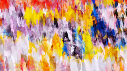 Abstract Painting Color Background. Modern Cover Design Texture. Dynamic Bright Vibrant Background.