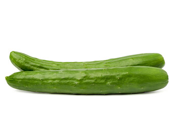 Japanese cucumbers 2 isolated on white background