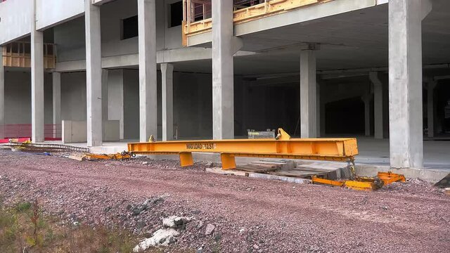 Construction of a new multi-story parking garage at Skeppsbron area in J&ouml;nk&ouml;ping - Sweden.