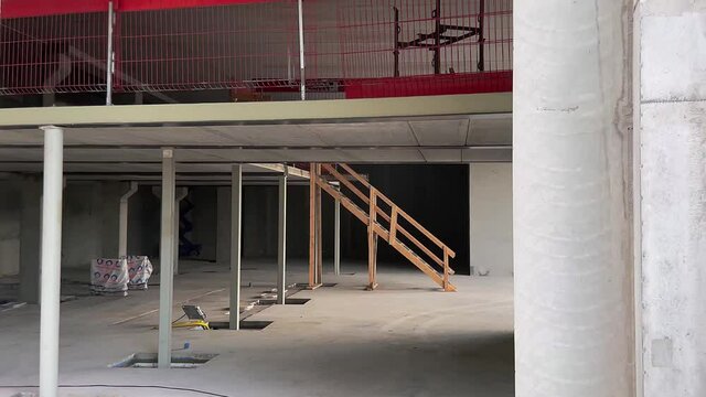 Construction of a new multi-story parking garage at Skeppsbron area in J&ouml;nk&ouml;ping - Sweden. Filmed at 60fps with 25fps playback.