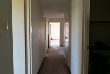 A view of the hallway to my empty apartment