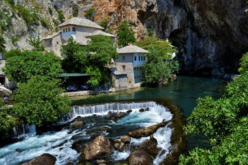 Fototapeta na wymiar Blagaj Monastery, Bosnia & Herzegovina
