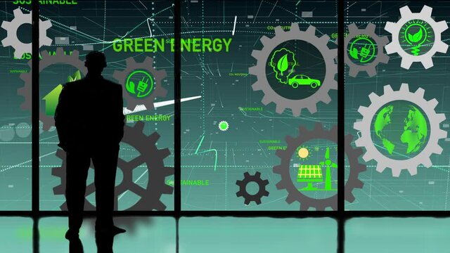Green energy, carbon neutrality and sustainability concept