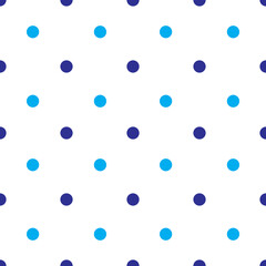 polkadot seamless pattern background vector
